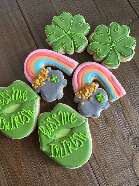 St. Patrick day single cookie