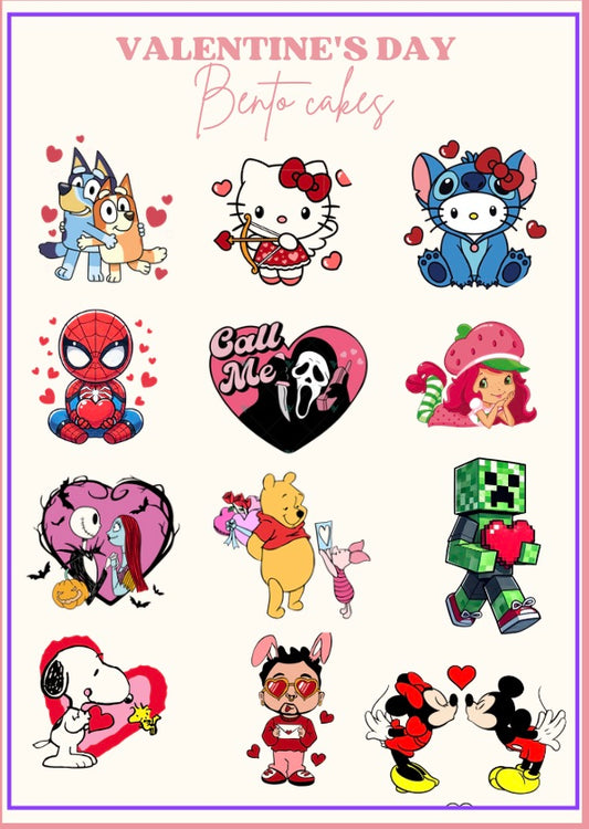 Bento Valentine Cake