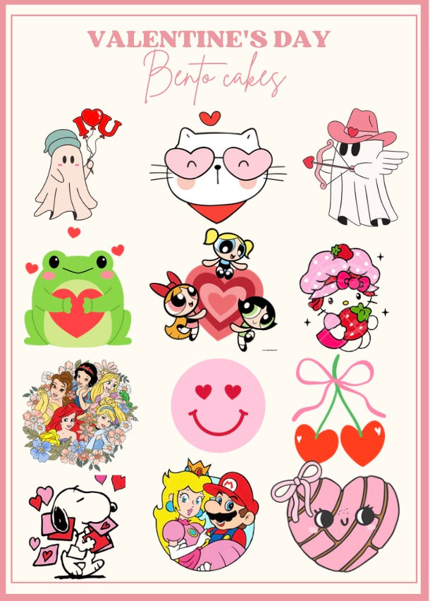 Bento Valentine Cake